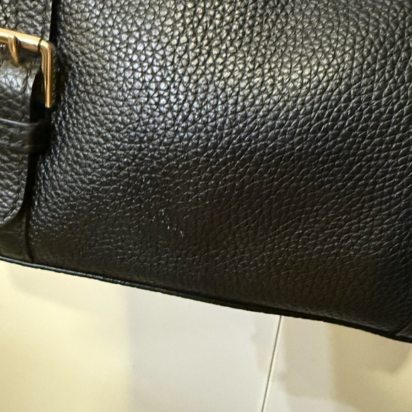 EUC Michael Kors Black Leather Satchel - Picture 4 of 7